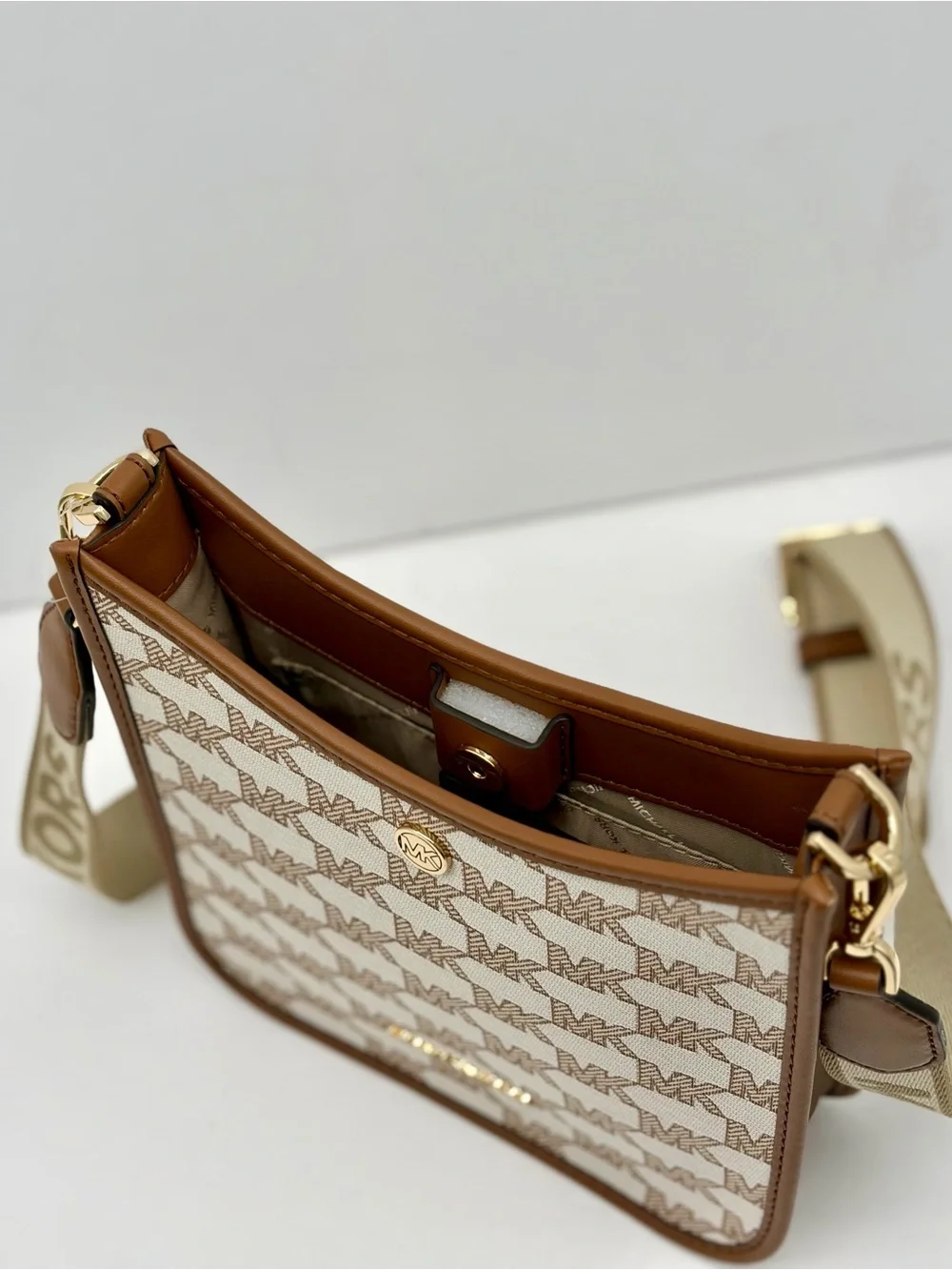 Michael Kors Briley Small Logo Messenger Crossbody Bag